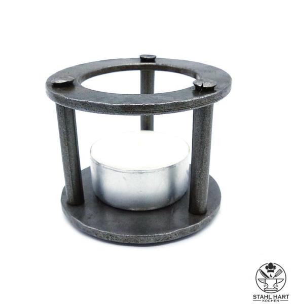 Stövchen, Duftlampe mit Schale aus Messing